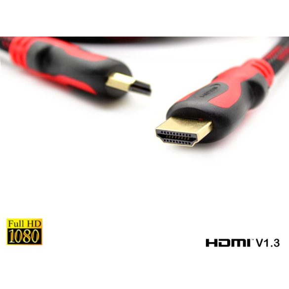 HDMI Kábel 3 m nagy sebességű HDMI V1.3 hím-hím digitális A / V kábel, teljes 1080P