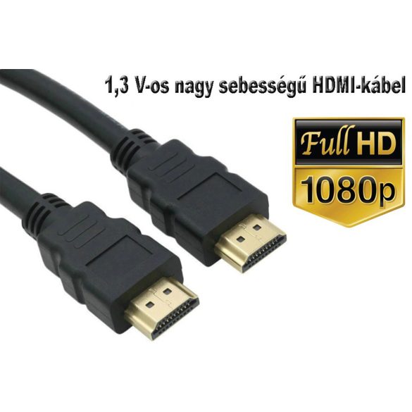 HDMI Kábel 5 m nagy sebességű HDMI V1.3 hím-hím digitális A / V kábel, teljes 1080P