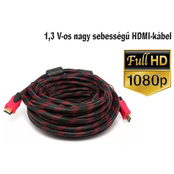 HDMI Kábel 10 m nagy sebességű HDMI V1.3 apa-apa digitális A / V kábel, teljes 1080P