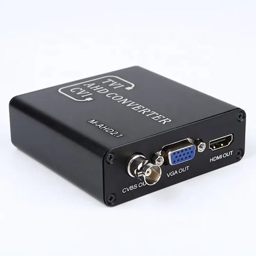 AHD Converter M-AHD2.1 bemenet – Videójel-átalakító VGA / HDMI / CVBS kimenet, 1080P / 720P