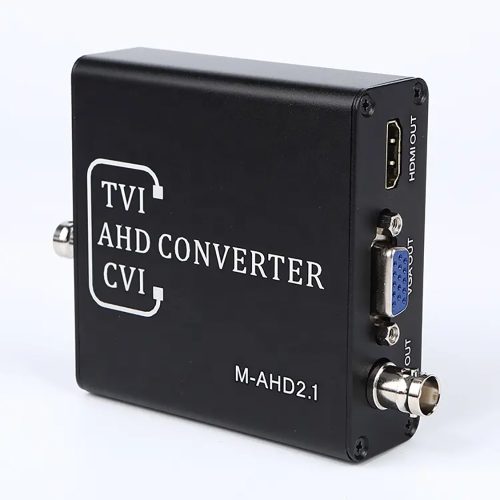 AHD Converter M-AHD2.1 bemenet – Videójel-átalakító VGA / HDMI / CVBS kimenet, 1080P / 720P