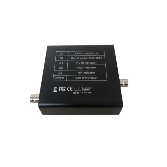 AHD bemenet – Videójel-átalakító VGA / HDMI / CVBS kimenet, 1080P / 720P
