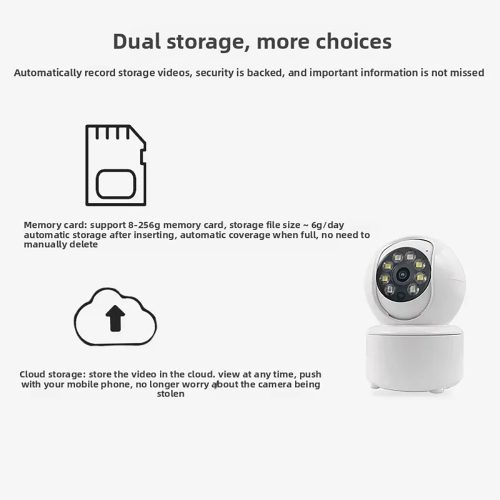 1080P PTZ beltéri Wifi-s intelligens otthoni vezeték nélküli biztonsági kamera, színes éjjellátó, iCsee alkalmazás