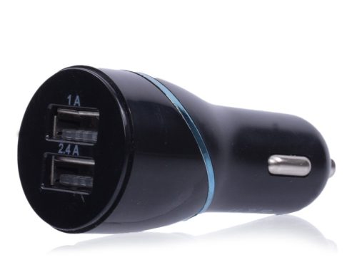 Autós USB töltő, DUAL USB 2000 mA,
