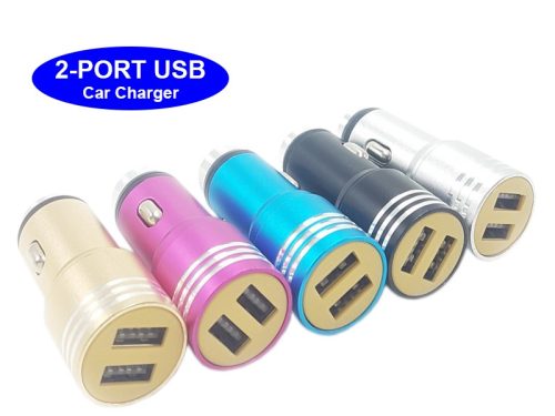 Autós USB töltő,DUAL USB 2000 mA