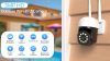 3 MP kültéri Wifi IP Tuya intelligens kamera automatikus nyomkövető vezeték nélküli PTZ 